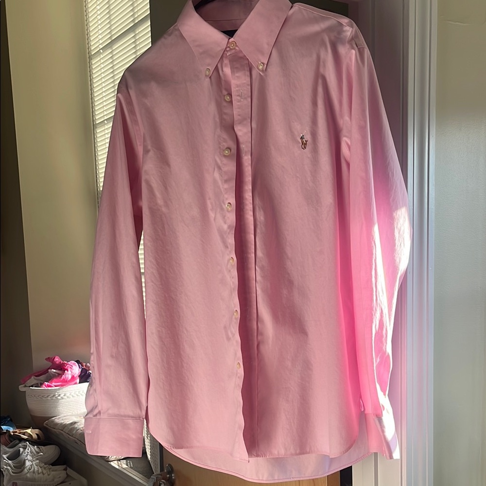 Ralph Lauren Men's Light Pink Dress Shirt